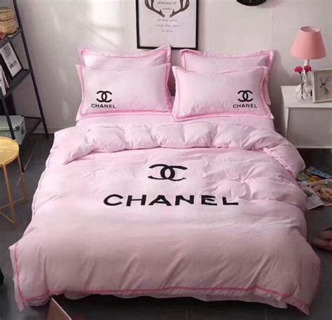 chanel bed spread pink|Chanel Bedding Set .